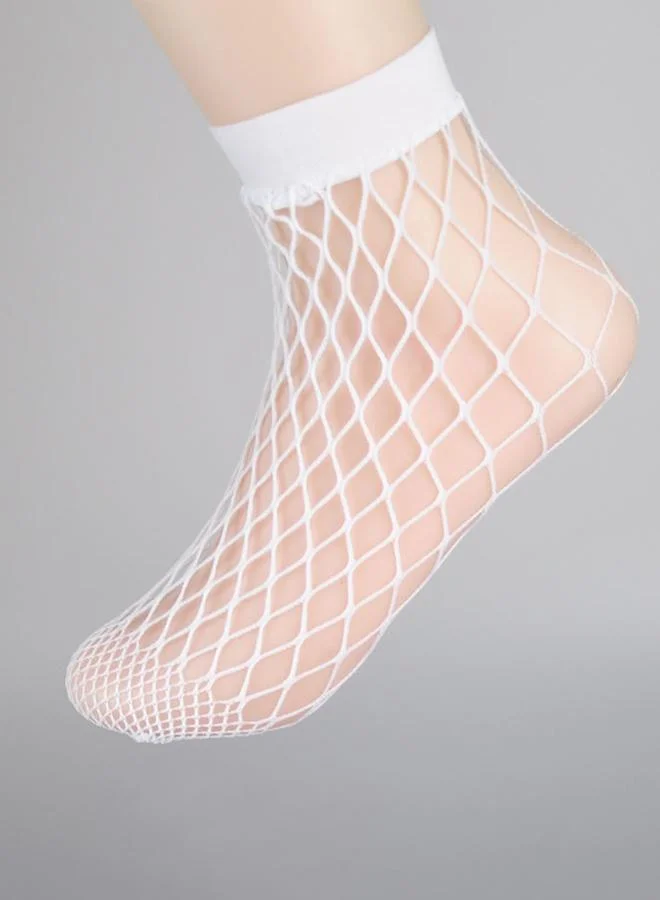 Styli Pack of 2 - Ankle Fishnet Socks